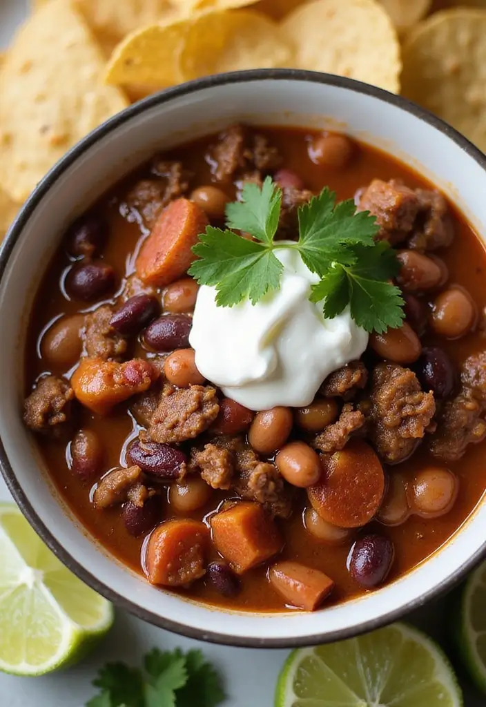 25 Quick and Easy Ground Beef Dinner Recipes for Every Family Meal 51 25 Quick and Easy Ground Beef Dinner Recipes for Every Family Meal - 9. Beef and Bean Chili