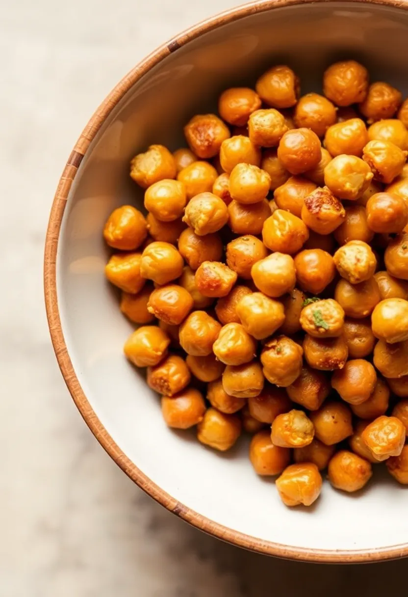 25 Quick and Easy Late Night Snack Recipes When You’re Still Hungry 72 25 Quick and Easy Late Night Snack Recipes When You’re Still Hungry - 12. Spicy Roasted Chickpeas