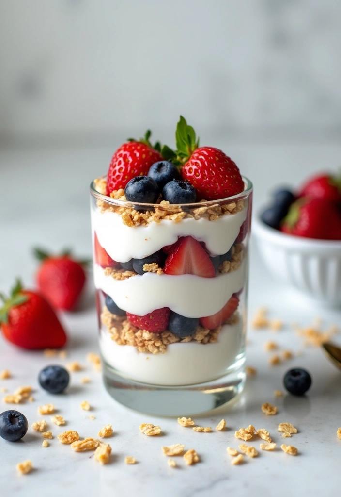 25 Quick and Easy Late Night Snack Recipes When You’re Still Hungry 6 25 Quick and Easy Late Night Snack Recipes When You’re Still Hungry - 2. Greek Yogurt Parfait