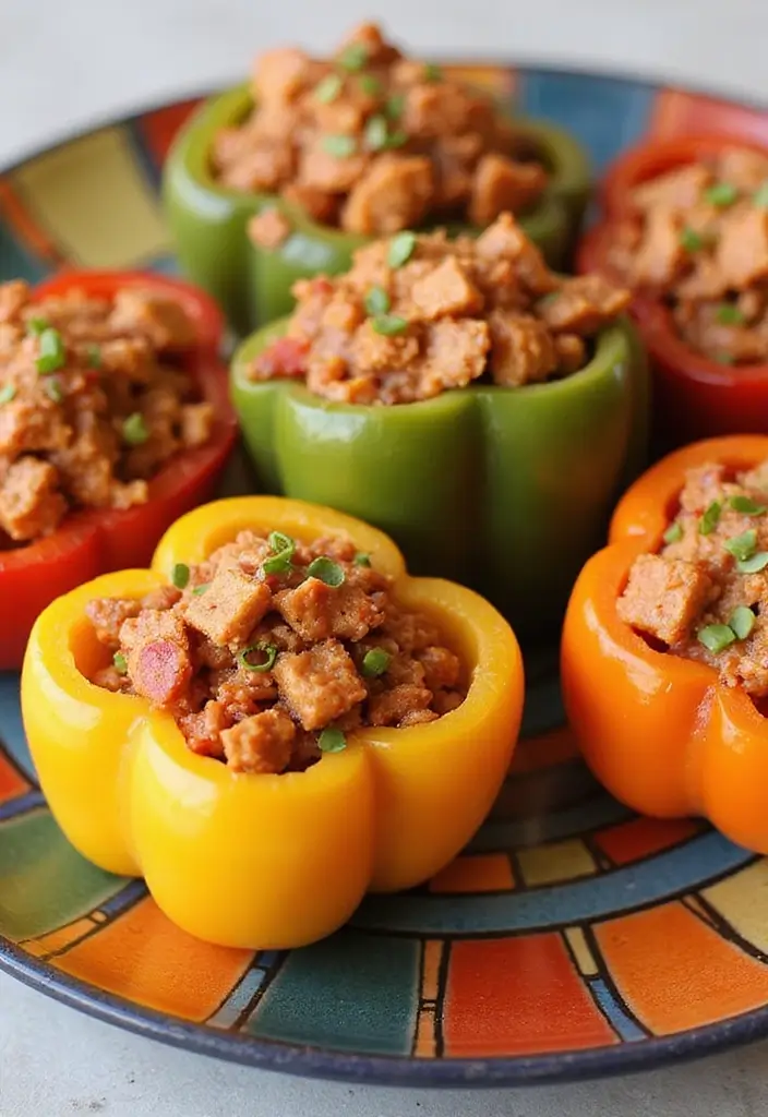 25 Quick and Easy Low Carb Dinner Recipes for Healthy Eating 65 25 Quick and Easy Low Carb Dinner Recipes for Healthy Eating - 11. Stuffed Bell Peppers