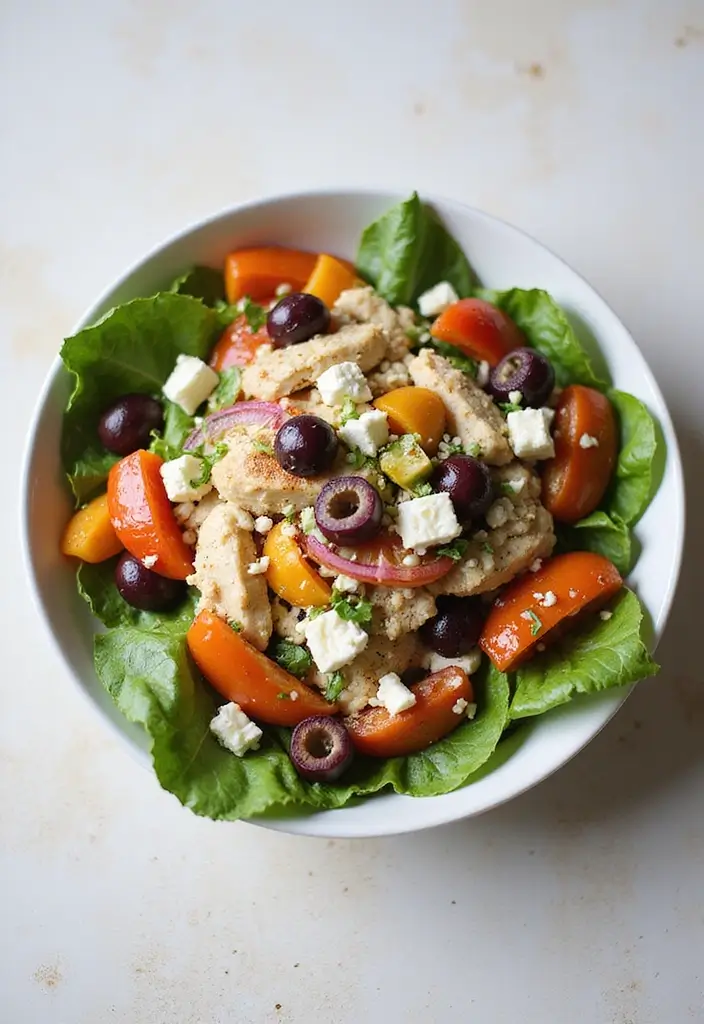 25 Quick and Easy Low Carb Dinner Recipes for Healthy Eating 84 25 Quick and Easy Low Carb Dinner Recipes for Healthy Eating - 14. Greek Chicken Salad