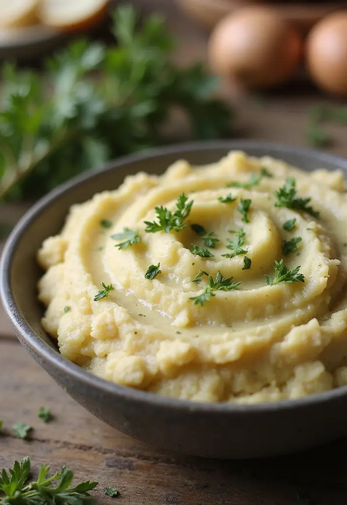25 Quick and Easy Low Carb Dinner Recipes for Healthy Eating 136 25 Quick and Easy Low Carb Dinner Recipes for Healthy Eating - 24. Creamy Garlic Mashed Cauliflower