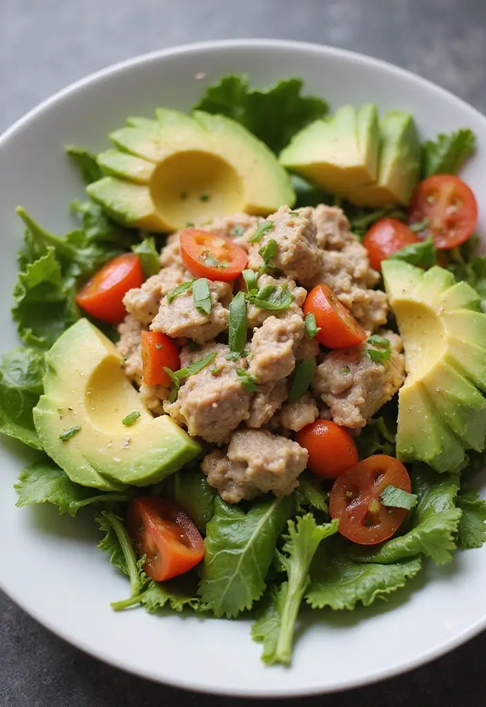 25 Quick and Easy Low Carb Dinner Recipes for Healthy Eating 141 25 Quick and Easy Low Carb Dinner Recipes for Healthy Eating - 25. Avocado Tuna Salad