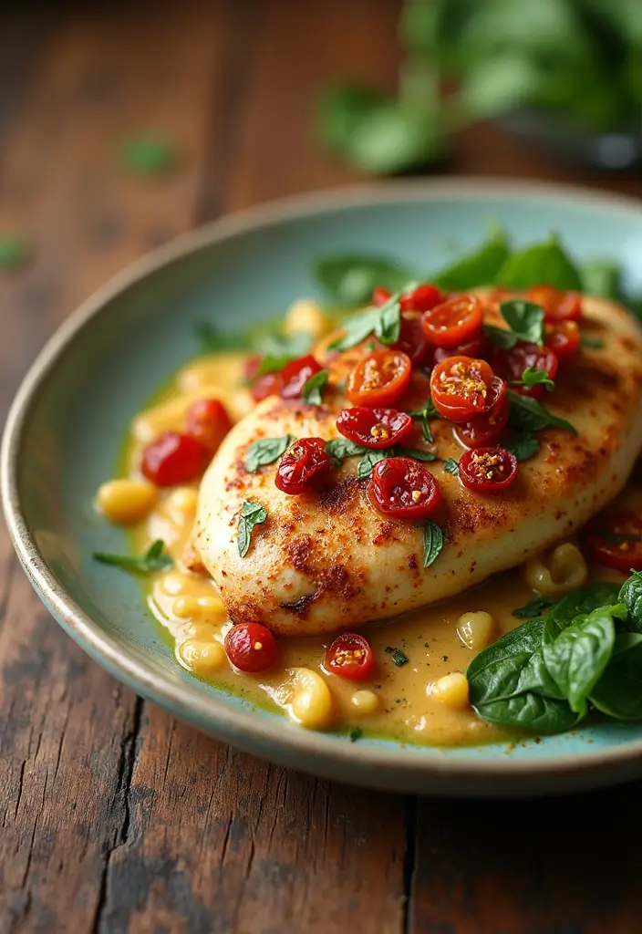 25 Quick and Easy Low Carb Dinner Recipes for Healthy Eating 29 25 Quick and Easy Low Carb Dinner Recipes for Healthy Eating - 5. Creamy Tuscan Chicken
