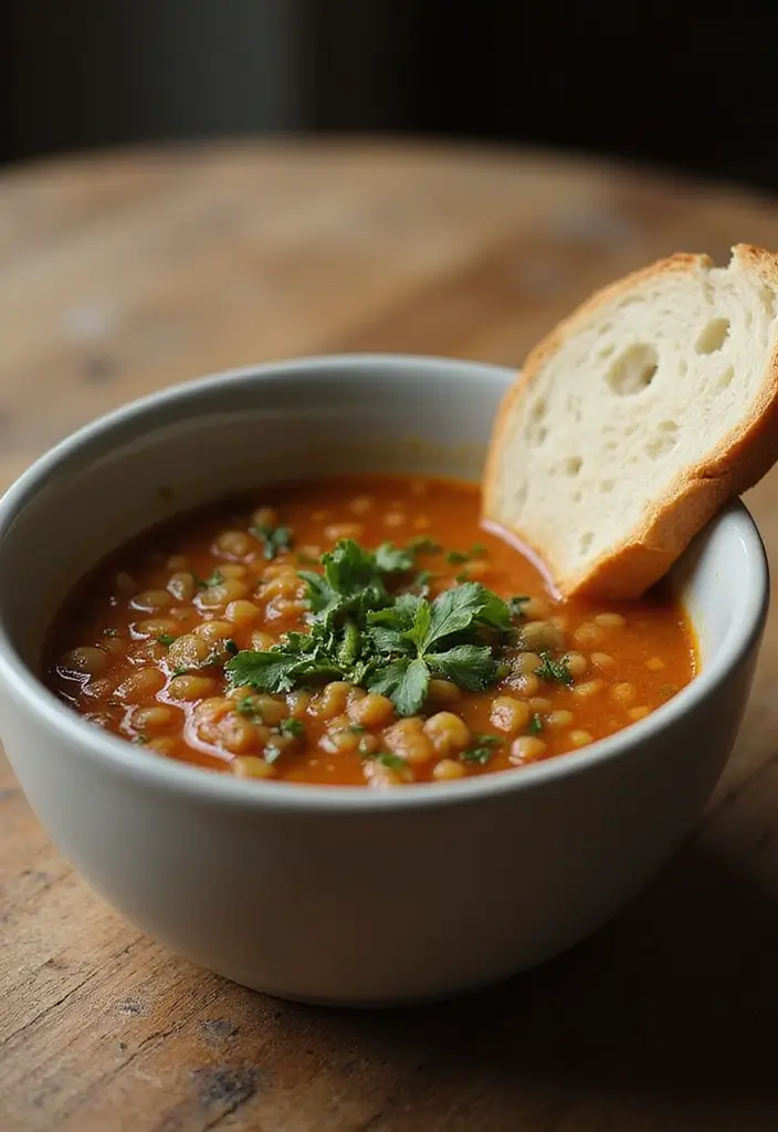25 Quick and Easy Meatless Dinner Recipes for Simple Evenings 78 25 Quick and Easy Meatless Dinner Recipes for Simple Evenings - 14. Lentil Soup
