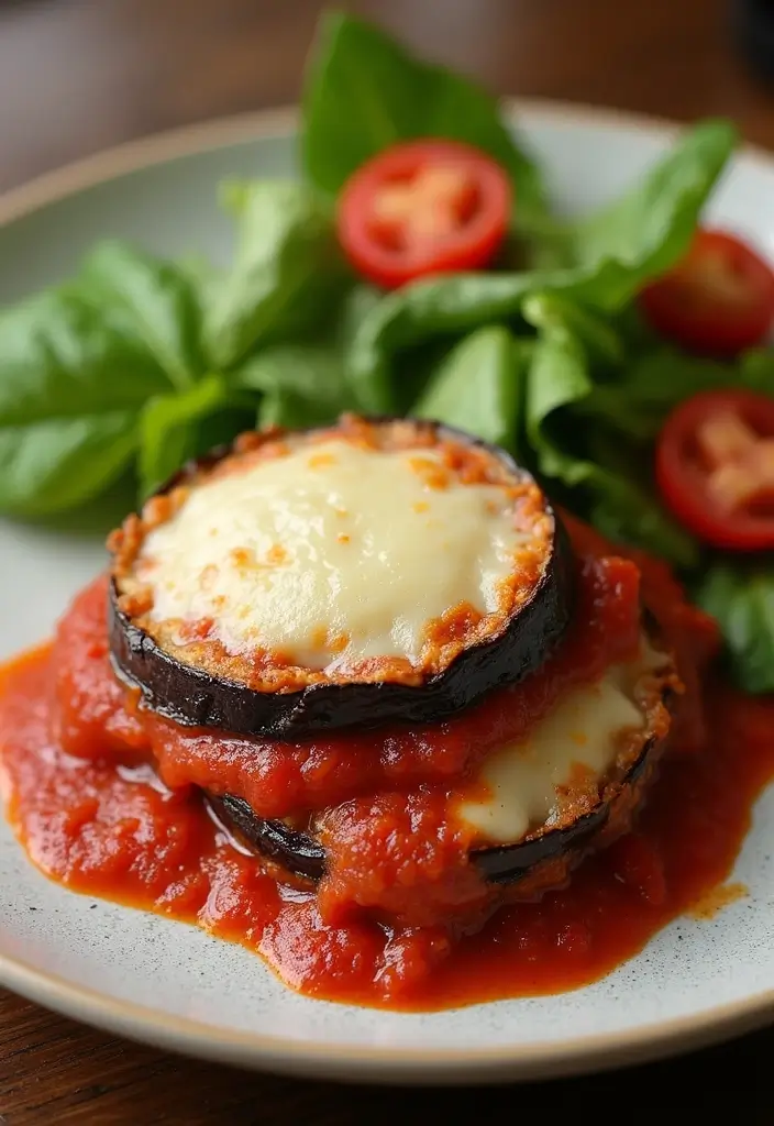 25 Quick and Easy Meatless Dinner Recipes for Simple Evenings 128 25 Quick and Easy Meatless Dinner Recipes for Simple Evenings - 22. Eggplant Parmesan