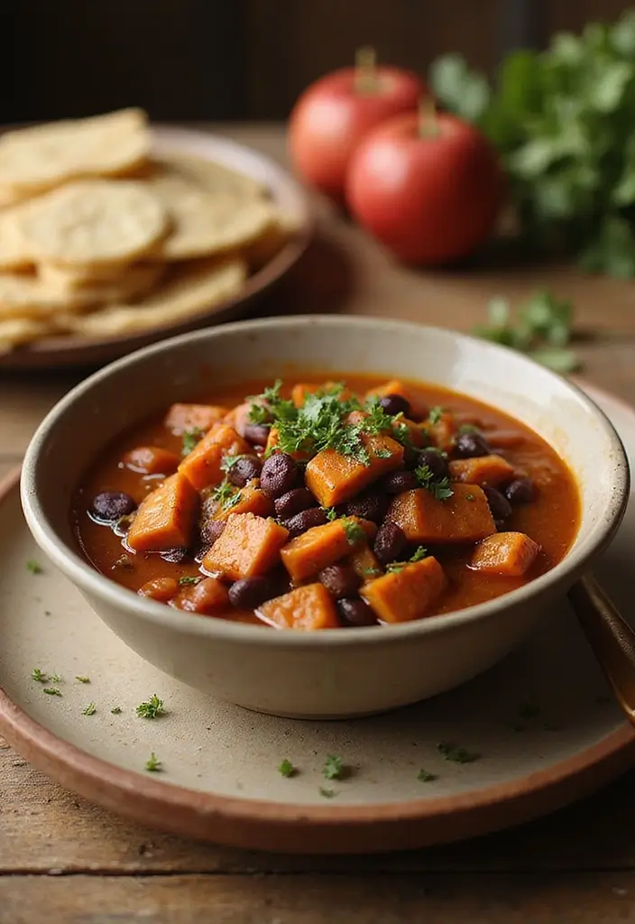 25 Quick and Easy Meatless Dinner Recipes for Simple Evenings 39 25 Quick and Easy Meatless Dinner Recipes for Simple Evenings - 7. Sweet Potato and Black Bean Chili