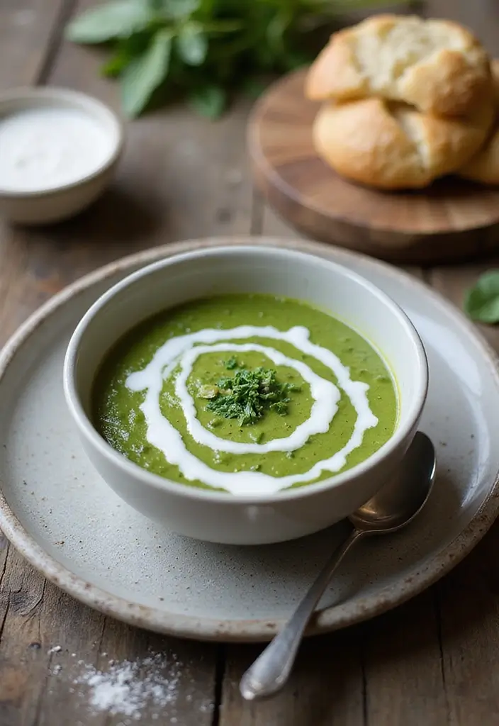 25 Quick and Easy No Pasta Dinner Recipes That Are Still Comforting 22 25 Quick and Easy No Pasta Dinner Recipes That Are Still Comforting - 4. Creamy Cauliflower and Spinach Soup