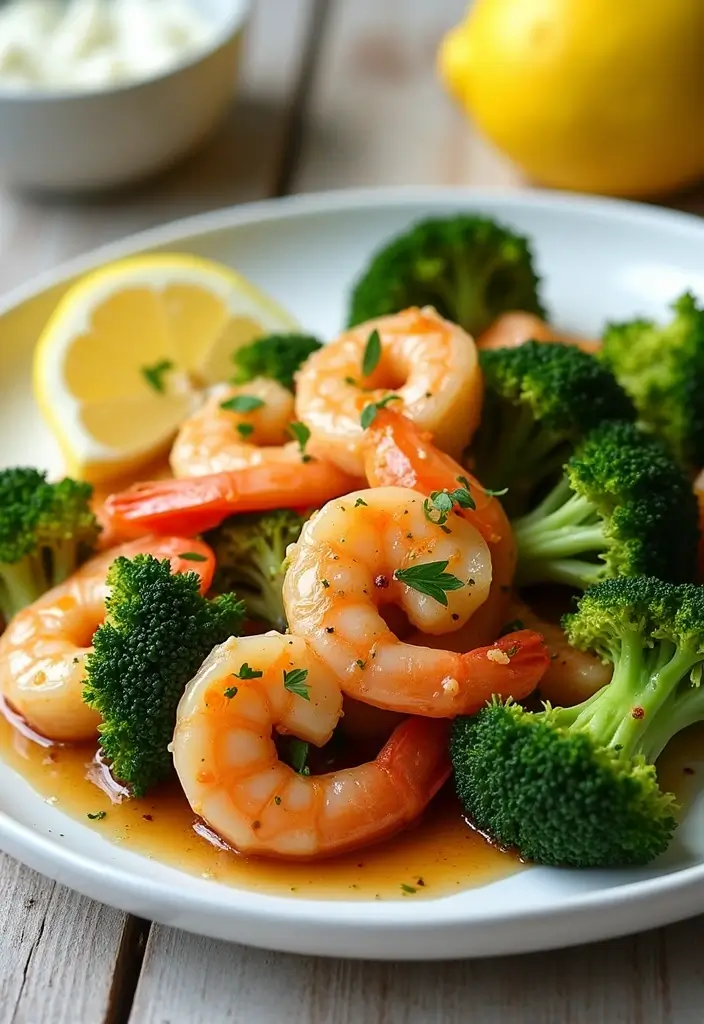 25 Quick and Easy No Pasta Dinner Recipes That Are Still Comforting 53 25 Quick and Easy No Pasta Dinner Recipes That Are Still Comforting - 9. Garlic Butter Shrimp and Broccoli