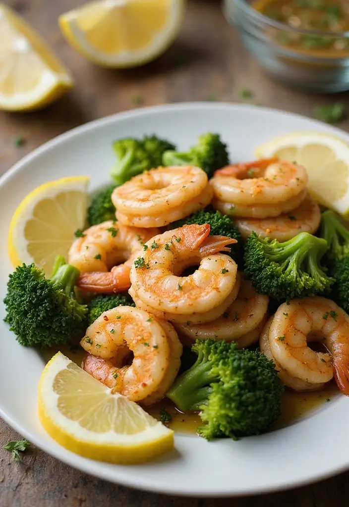 25 Quick and Easy One Pot Healthy Dinner Recipes for Busy Nights 103 25 Quick and Easy One Pot Healthy Dinner Recipes for Busy Nights - 17. One Pot Garlic Butter Shrimp & Broccoli