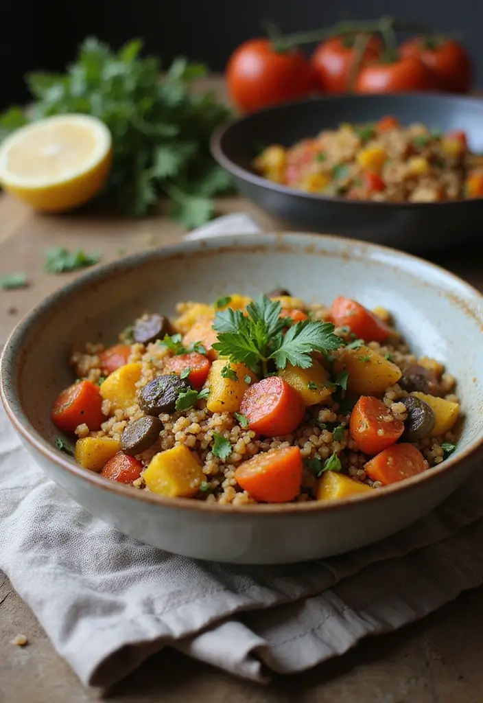 25 Quick and Easy One Pot Healthy Dinner Recipes for Busy Nights 109 25 Quick and Easy One Pot Healthy Dinner Recipes for Busy Nights - 19. One Pot Ratatouille Quinoa