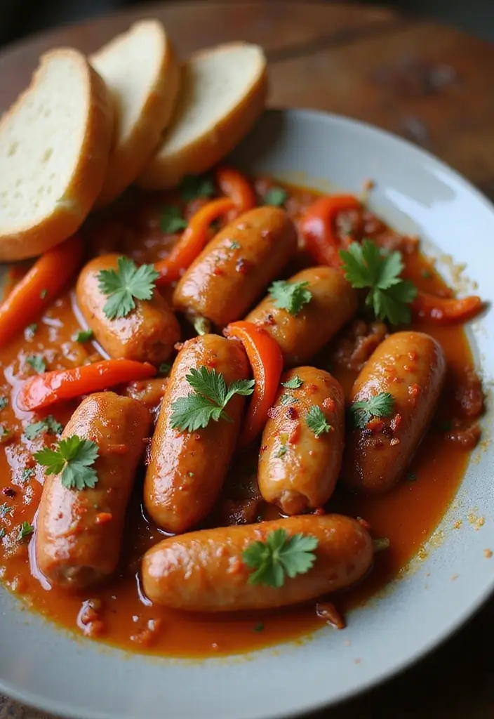 25 Quick and Easy One Pot Healthy Dinner Recipes for Busy Nights 39 25 Quick and Easy One Pot Healthy Dinner Recipes for Busy Nights - 7. One Pot Spicy Sausage and Peppers