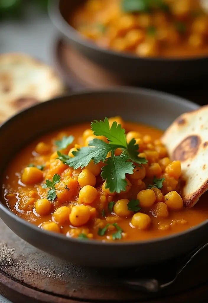 25 Quick and Easy One Pot Healthy Dinner Recipes for Busy Nights 53 25 Quick and Easy One Pot Healthy Dinner Recipes for Busy Nights - 9. One Pot Pumpkin and Chickpea Curry