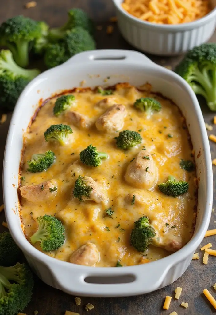 25 Quick and Easy Rotisserie Chicken Dinner Recipes You’ll Make Again 1 25 Quick and Easy Rotisserie Chicken Dinner Recipes You’ll Make Again - 1. Cheesy Chicken and Broccoli Casserole