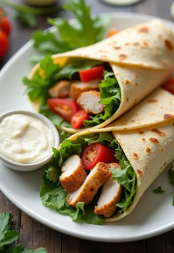 25 Quick and Easy Rotisserie Chicken Dinner Recipes You’ll Make Again 74 25 Quick and Easy Rotisserie Chicken Dinner Recipes You’ll Make Again - 12. Chicken Caesar Wraps