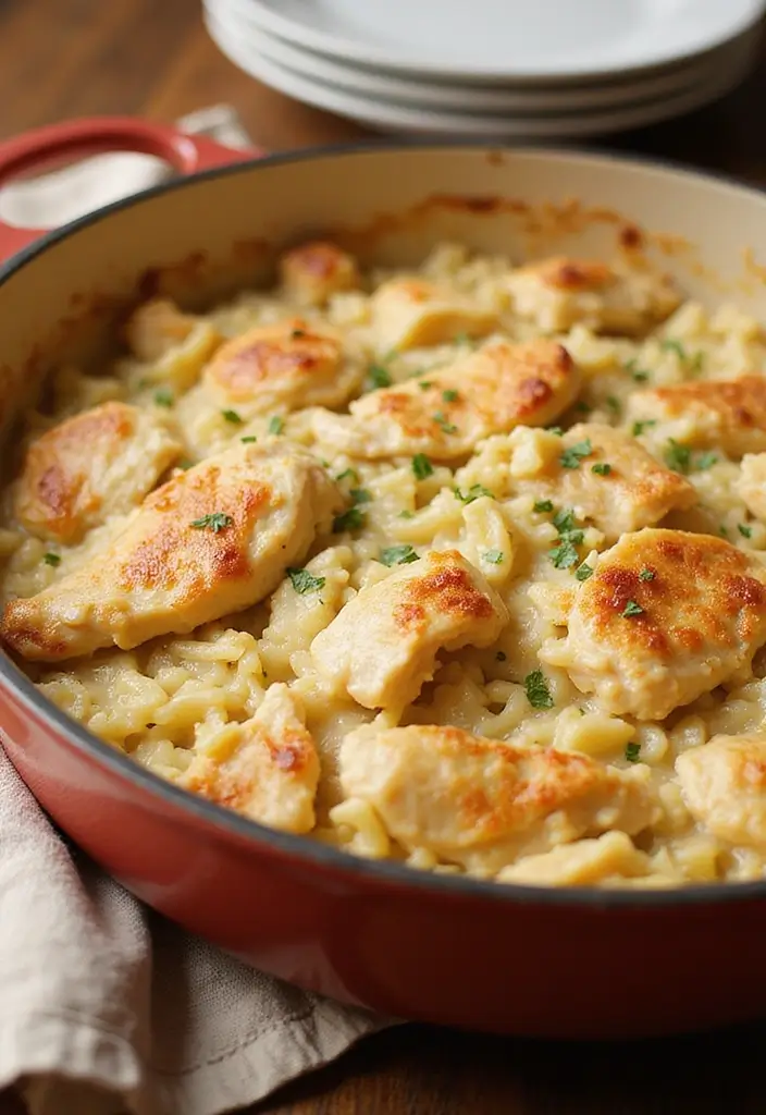 25 Quick and Easy Rotisserie Chicken Dinner Recipes You’ll Make Again 81 25 Quick and Easy Rotisserie Chicken Dinner Recipes You’ll Make Again - 13. Chicken and Rice Casserole