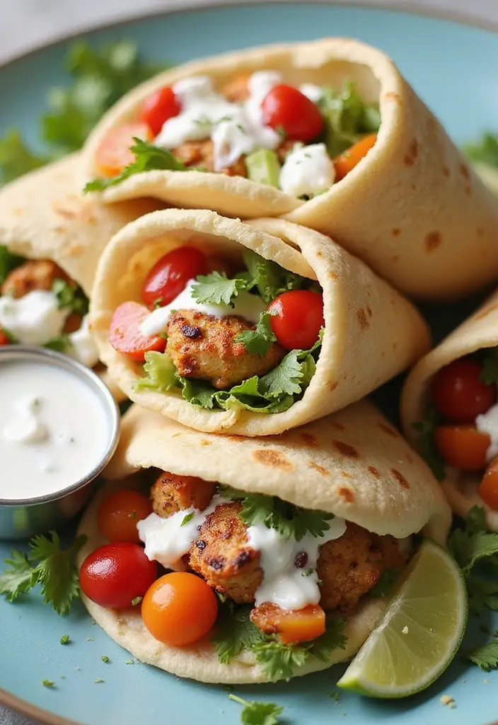 25 Quick and Easy Rotisserie Chicken Dinner Recipes You’ll Make Again 109 25 Quick and Easy Rotisserie Chicken Dinner Recipes You’ll Make Again - 17. Greek Chicken Pita