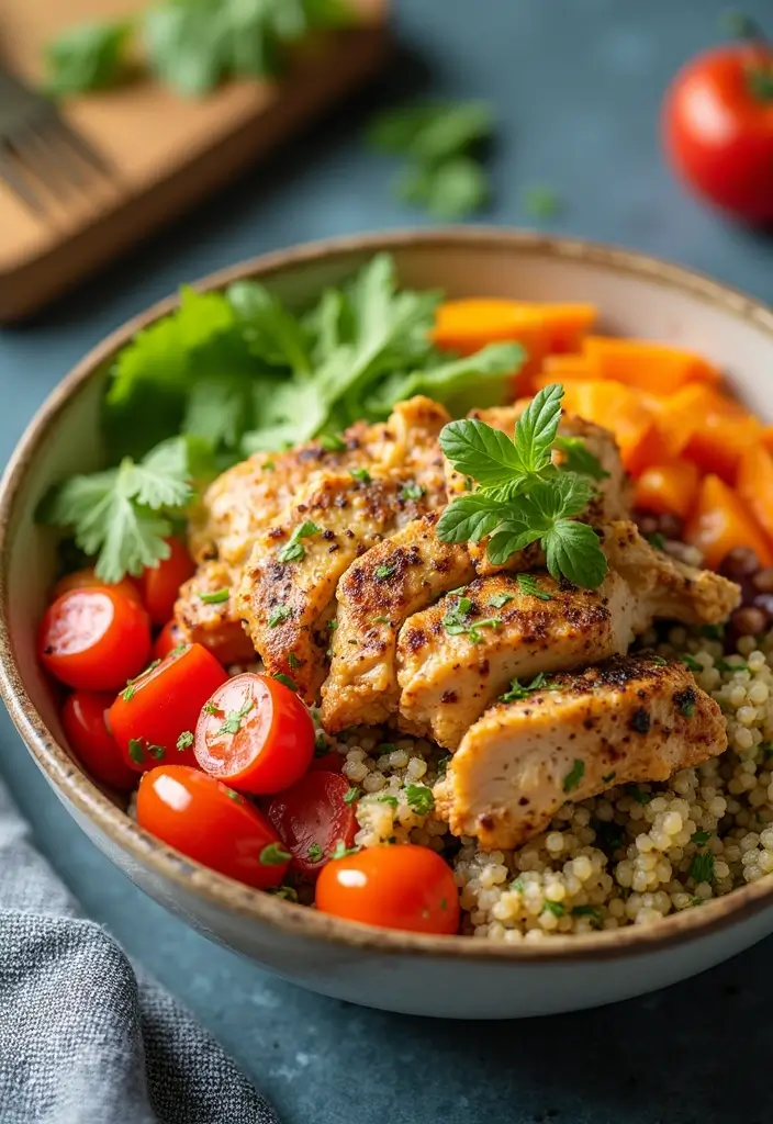 25 Quick and Easy Rotisserie Chicken Dinner Recipes You’ll Make Again 119 25 Quick and Easy Rotisserie Chicken Dinner Recipes You’ll Make Again - 19. Chicken and Quinoa Bowl