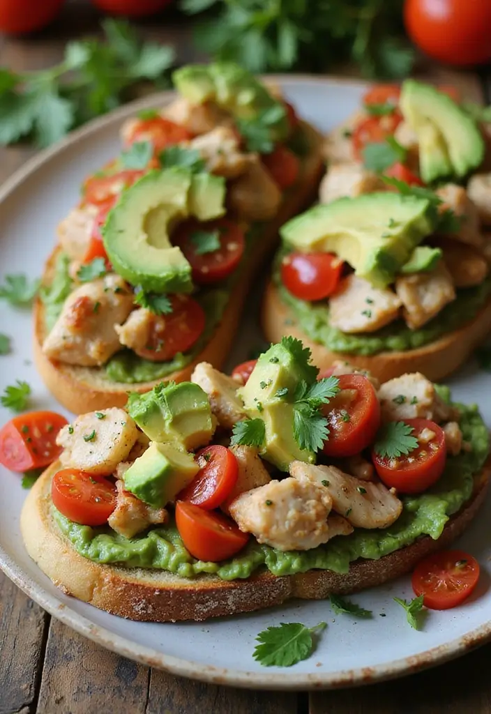 25 Quick and Easy Rotisserie Chicken Dinner Recipes You’ll Make Again 152 25 Quick and Easy Rotisserie Chicken Dinner Recipes You’ll Make Again - 24. Chicken and Avocado Toast