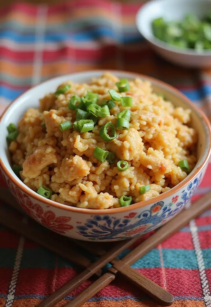 25 Quick and Easy Rotisserie Chicken Dinner Recipes You’ll Make Again 15 25 Quick and Easy Rotisserie Chicken Dinner Recipes You’ll Make Again - 3. Chicken Fried Rice