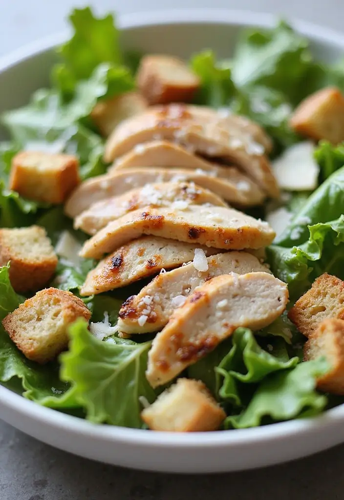 25 Summer Chicken Salad Recipes for Quick and Easy Dinners 1 25 Summer Chicken Salad Recipes for Quick and Easy Dinners - 1. Classic Chicken Caesar Salad