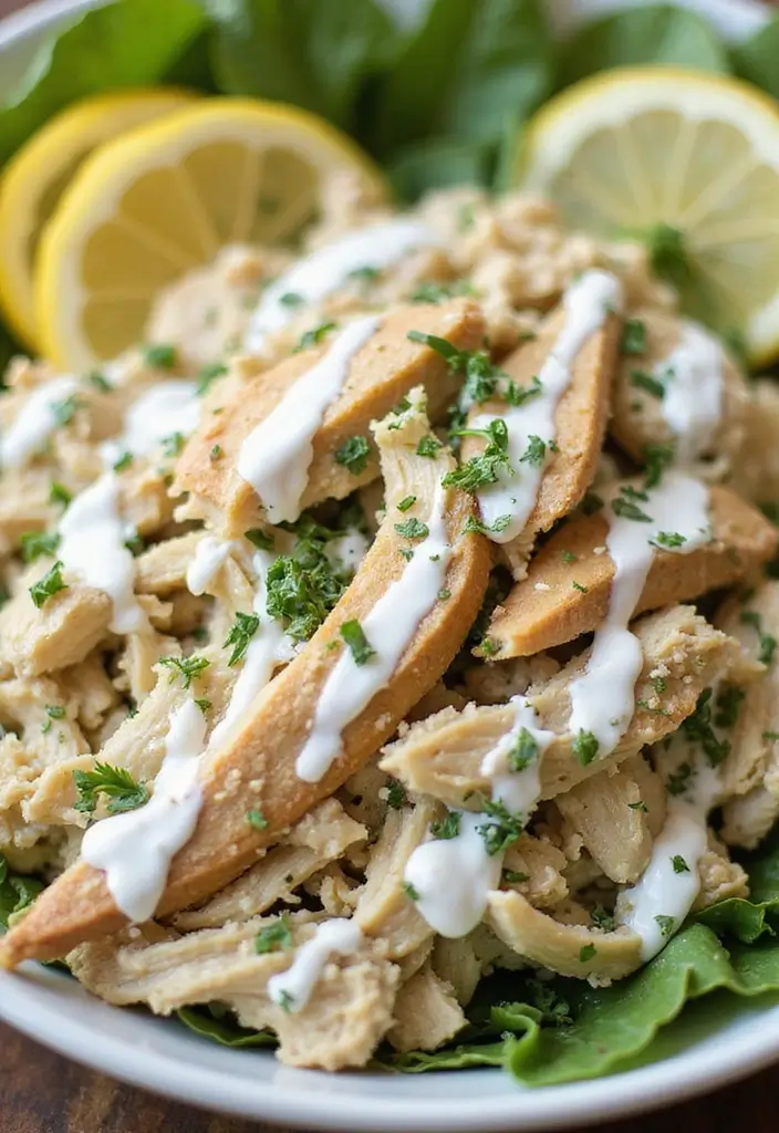 25 Summer Chicken Salad Recipes for Quick and Easy Dinners 60 25 Summer Chicken Salad Recipes for Quick and Easy Dinners - 10. Lemon Herb Chicken Salad