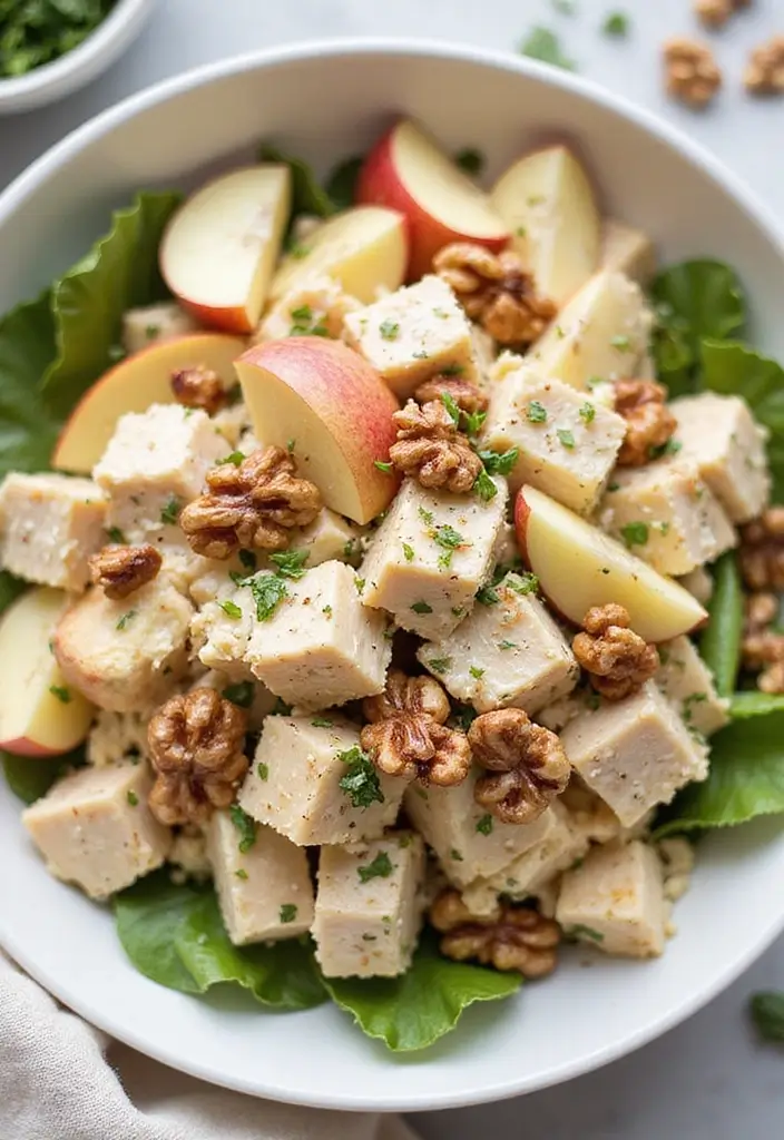 25 Summer Chicken Salad Recipes for Quick and Easy Dinners 67 25 Summer Chicken Salad Recipes for Quick and Easy Dinners - 11. Waldorf Chicken Salad