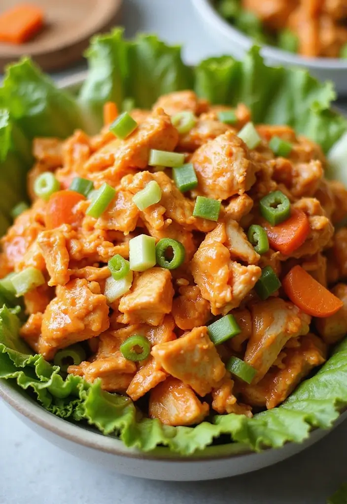 25 Summer Chicken Salad Recipes for Quick and Easy Dinners 81 25 Summer Chicken Salad Recipes for Quick and Easy Dinners - 13. Buffalo Chicken Salad