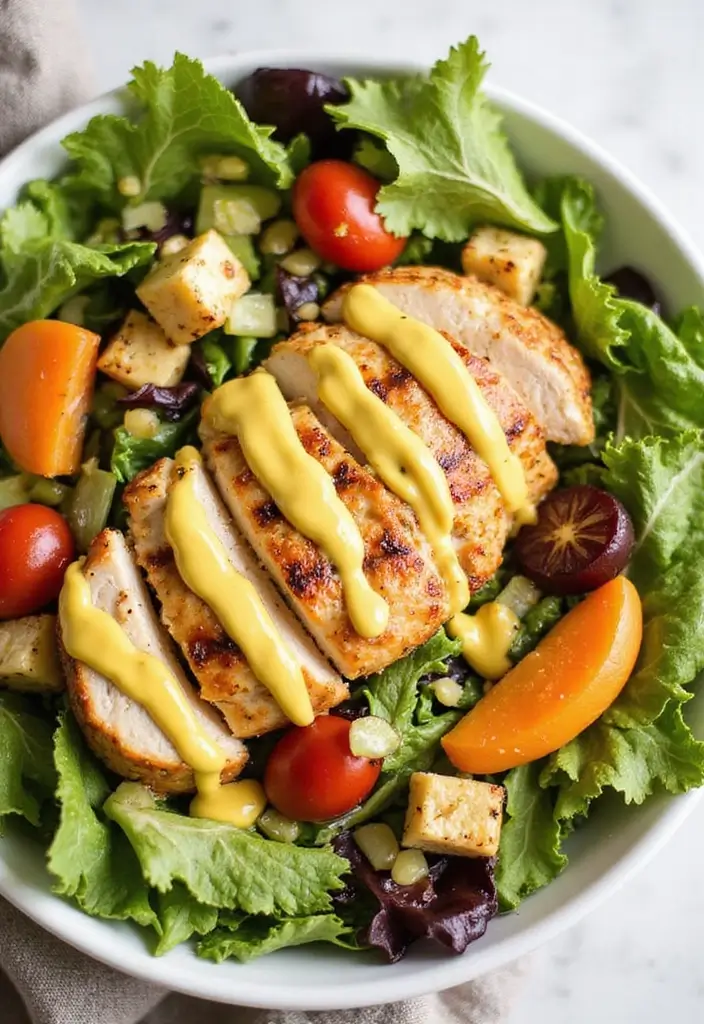 25 Summer Chicken Salad Recipes for Quick and Easy Dinners 86 25 Summer Chicken Salad Recipes for Quick and Easy Dinners - 14. Honey Mustard Chicken Salad