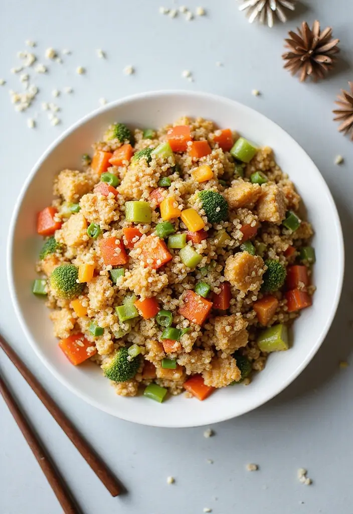 27 Cheap and Easy Family Dinner Recipes to Feed Everyone Fast 99 27 Cheap and Easy Family Dinner Recipes to Feed Everyone Fast - 17. Quinoa Fried Rice