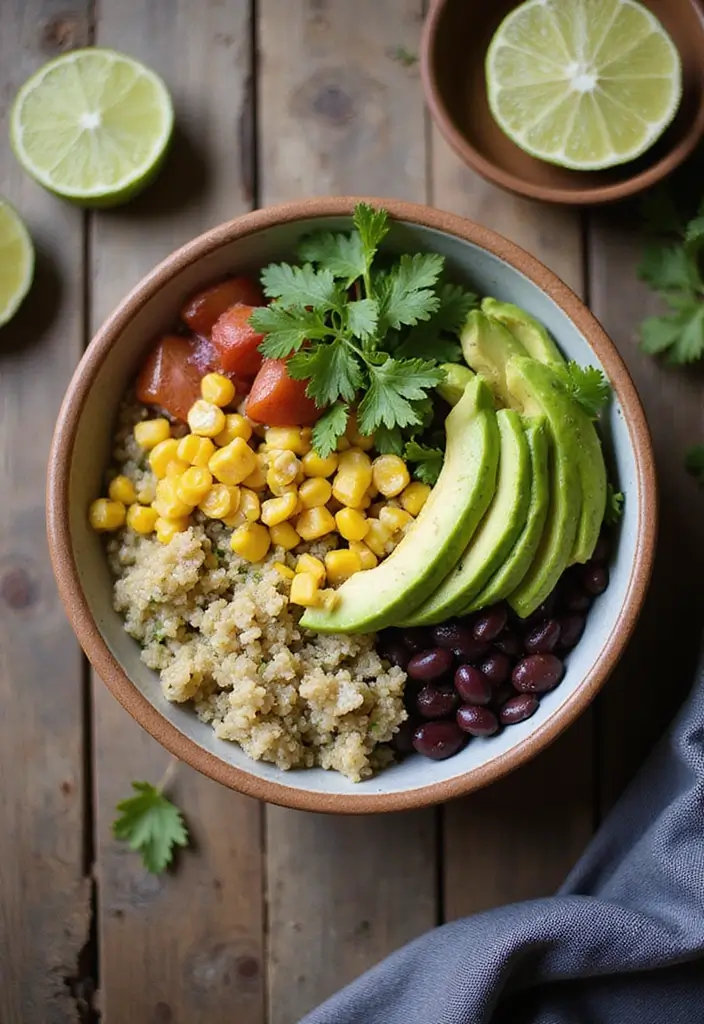 27 Quick and Easy Healthy Dinner Recipes for Clean Eating and Low Carb Lifestyles 74 27 Quick and Easy Healthy Dinner Recipes for Clean Eating and Low Carb Lifestyles - 14. Quinoa and Black Bean Bowl