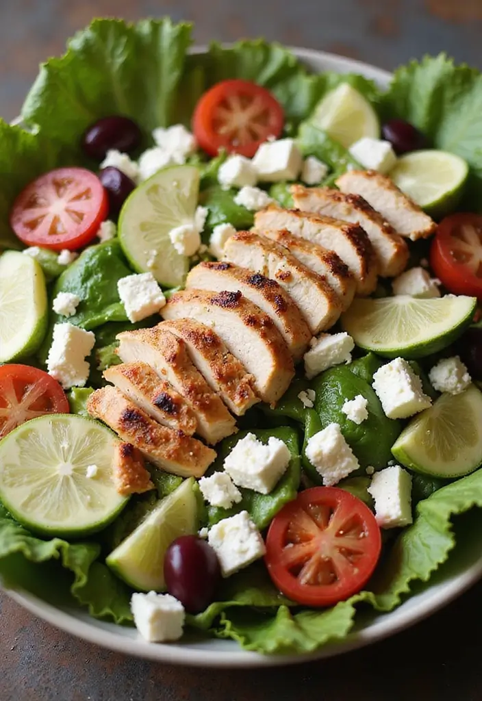 27 Quick and Easy Healthy Dinner Recipes for Clean Eating and Low Carb Lifestyles 42 27 Quick and Easy Healthy Dinner Recipes for Clean Eating and Low Carb Lifestyles - 8. Greek Salad with Grilled Chicken