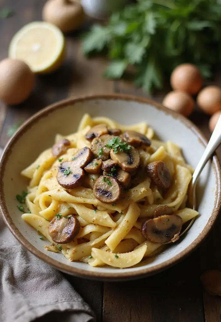 30 Chicken Pasta Garlic Butter Recipes for Easy Quick Dinners at Home 74 30 Chicken Pasta Garlic Butter Recipes for Easy Quick Dinners at Home - 12. Garlic Butter Chicken Pasta with Mushrooms
