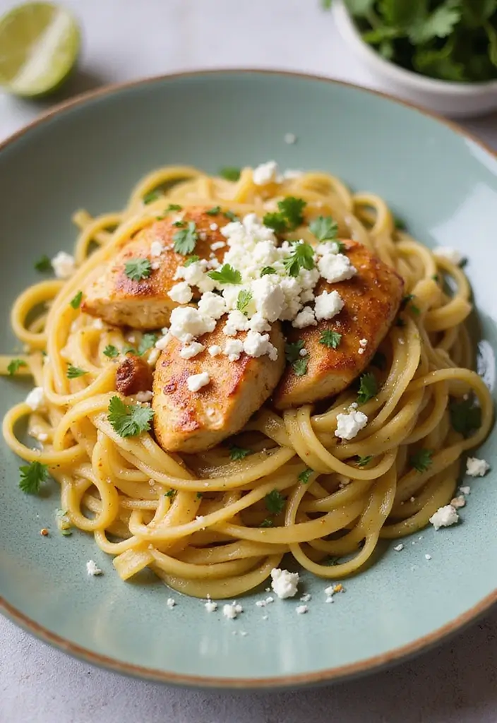30 Chicken Pasta Garlic Butter Recipes for Easy Quick Dinners at Home 128 30 Chicken Pasta Garlic Butter Recipes for Easy Quick Dinners at Home - 20. Garlic Butter Chicken Pasta with Feta