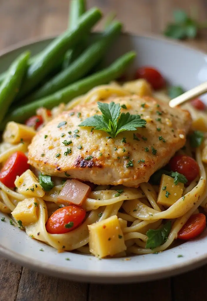 30 Chicken Pasta Garlic Butter Recipes for Easy Quick Dinners at Home 135 30 Chicken Pasta Garlic Butter Recipes for Easy Quick Dinners at Home - 21. Garlic Butter Chicken Pasta Primavera