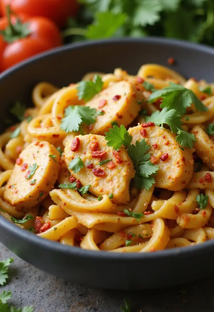 30 Chicken Pasta Garlic Butter Recipes for Easy Quick Dinners at Home 29 30 Chicken Pasta Garlic Butter Recipes for Easy Quick Dinners at Home - 5. Spicy Garlic Butter Chicken Pasta