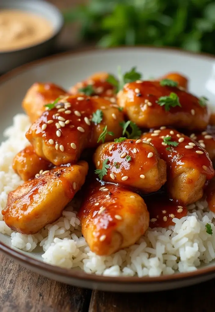 30+ Easy Quick Dinner Ideas with Only 5 Ingredients and Simple Soups 63 30+ Easy Quick Dinner Ideas with Only 5 Ingredients and Simple Soups - 11. Honey Garlic Chicken