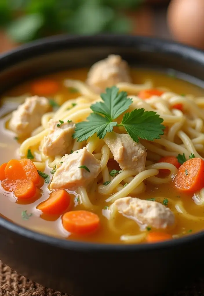 30+ Easy Quick Dinner Ideas with Only 5 Ingredients and Simple Soups 115 30+ Easy Quick Dinner Ideas with Only 5 Ingredients and Simple Soups - 19. Classic Chicken Noodle Soup