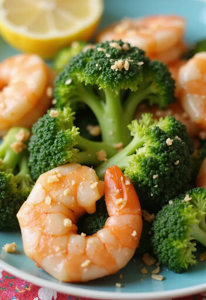30+ Easy Quick Dinner Ideas with Only 5 Ingredients and Simple Soups 4 30+ Easy Quick Dinner Ideas with Only 5 Ingredients and Simple Soups - 2. Lemon Garlic Shrimp and Broccoli