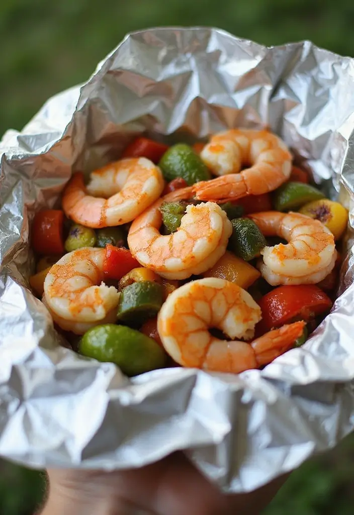 30+ Easy Quick Dinner Ideas with Only 5 Ingredients and Simple Soups 127 30+ Easy Quick Dinner Ideas with Only 5 Ingredients and Simple Soups - 21. Shrimp and Veggie Foil Packets