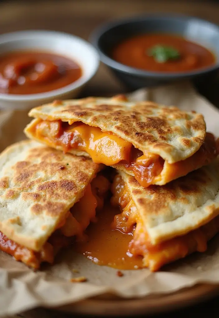 30+ Easy Quick Dinner Ideas with Only 5 Ingredients and Simple Soups 132 30+ Easy Quick Dinner Ideas with Only 5 Ingredients and Simple Soups - 22. BBQ Chicken Quesadillas