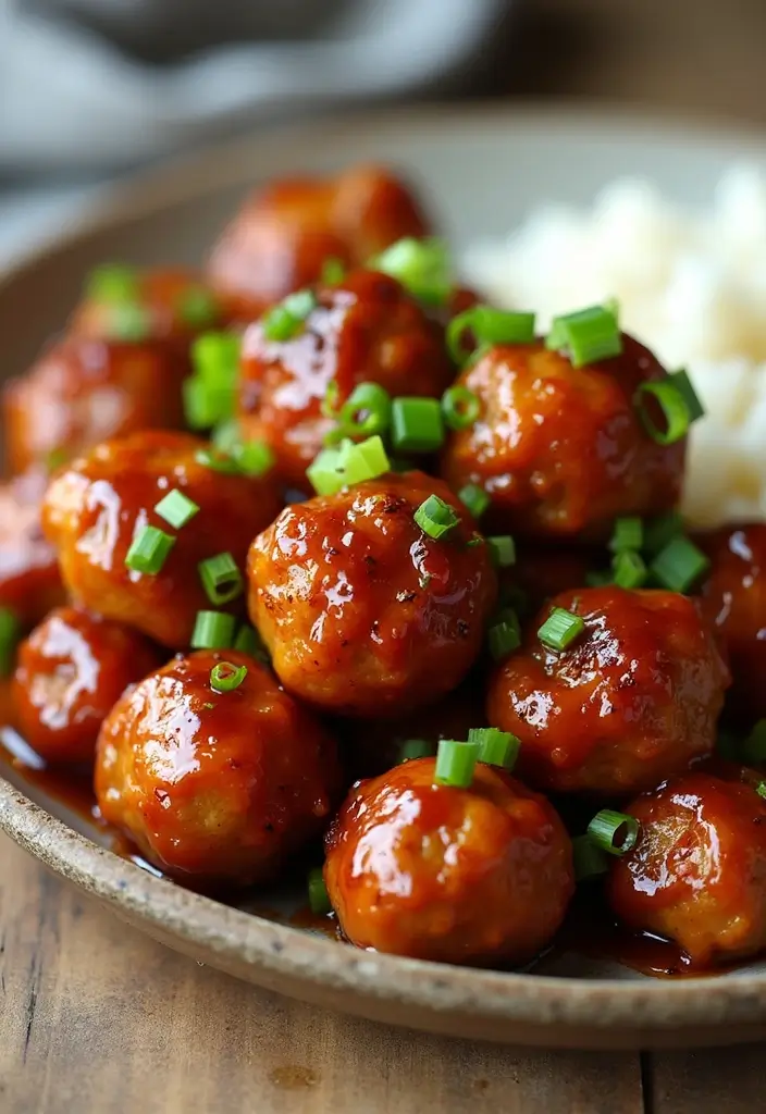 30+ Easy Quick Dinner Ideas with Only 5 Ingredients and Simple Soups 153 30+ Easy Quick Dinner Ideas with Only 5 Ingredients and Simple Soups - 25. Sweet and Spicy Meatballs