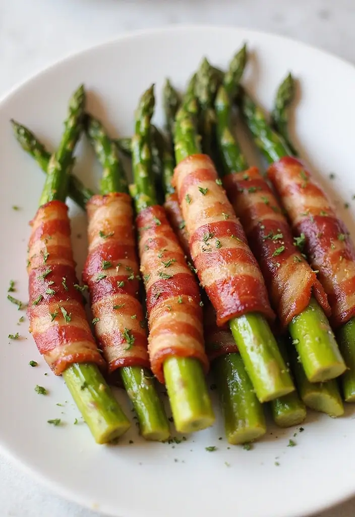 30+ Easy Quick Dinner Ideas with Only 5 Ingredients and Simple Soups 174 30+ Easy Quick Dinner Ideas with Only 5 Ingredients and Simple Soups - 28. Bacon-Wrapped Asparagus