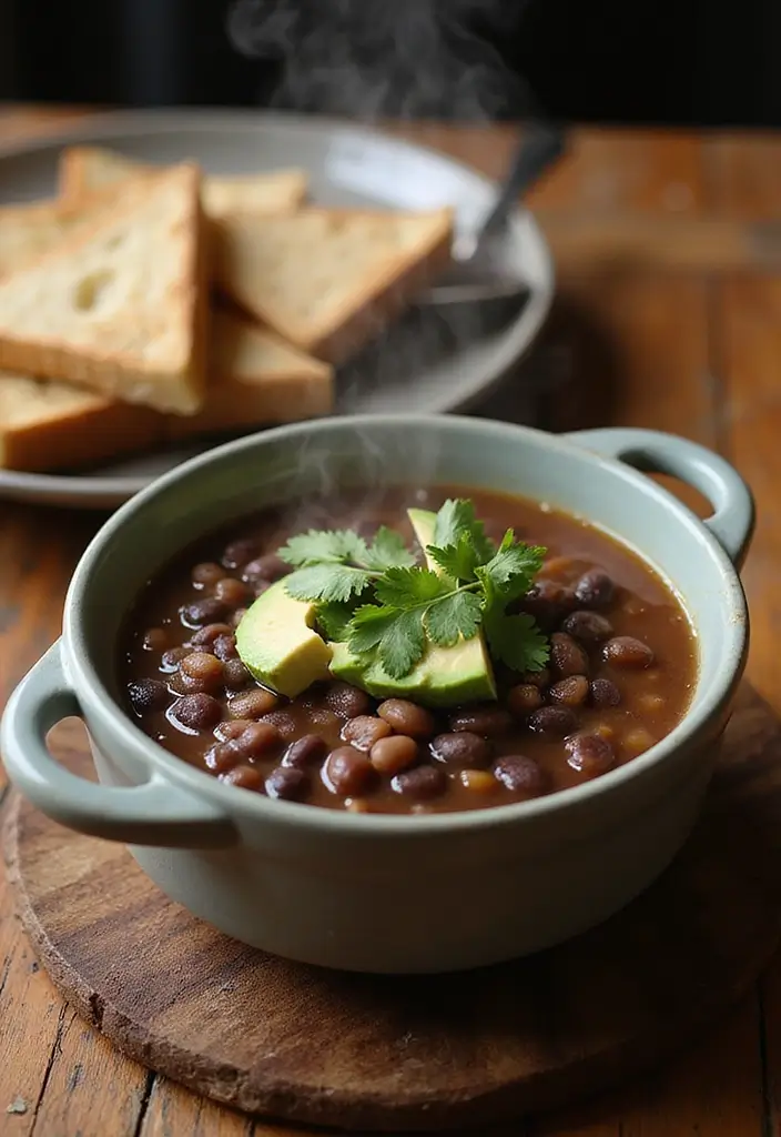 30+ Easy Quick Dinner Ideas with Only 5 Ingredients and Simple Soups 18 30+ Easy Quick Dinner Ideas with Only 5 Ingredients and Simple Soups - 4. Quick Black Bean Soup