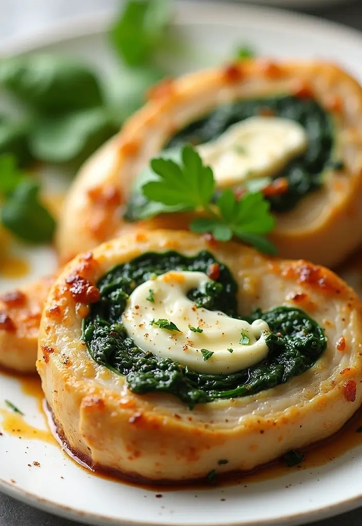 30+ Easy Quick Dinner Ideas with Only 5 Ingredients and Simple Soups 25 30+ Easy Quick Dinner Ideas with Only 5 Ingredients and Simple Soups - 5. Spinach and Feta Stuffed Chicken