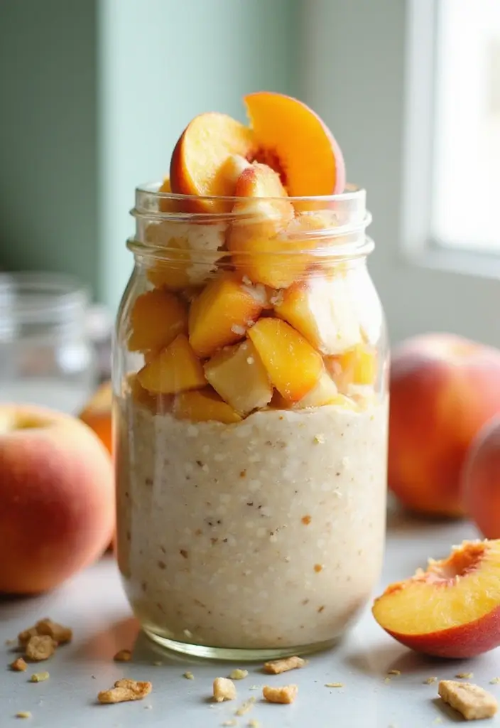 30 Easy and Healthy Breakfast Oat Recipes for Busy Mornings 68 30 Easy and Healthy Breakfast Oat Recipes for Busy Mornings - 12. Ginger Peach Oats