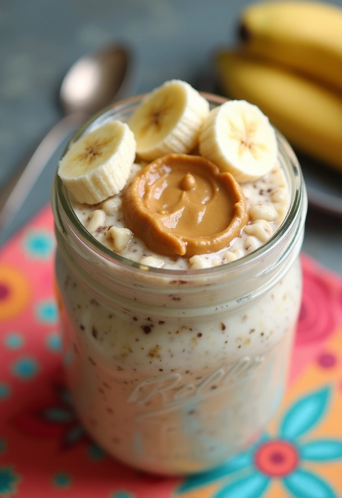 30 Easy and Healthy Breakfast Oat Recipes for Busy Mornings 8 30 Easy and Healthy Breakfast Oat Recipes for Busy Mornings - 2. Peanut Butter Banana Oats