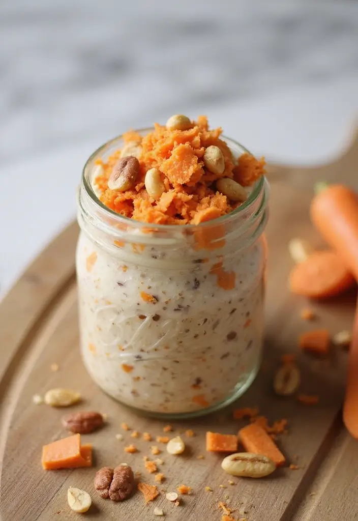 30 Easy and Healthy Breakfast Oat Recipes for Busy Mornings 147 30 Easy and Healthy Breakfast Oat Recipes for Busy Mornings - 25. Spiced Carrot Cake Oats