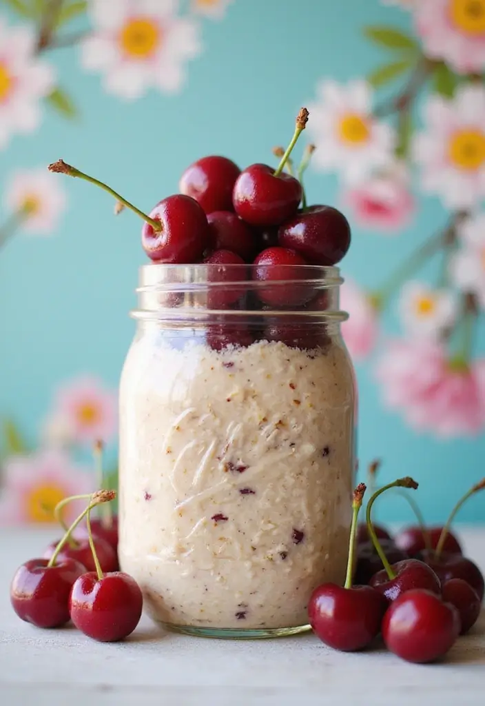 30 Easy and Healthy Breakfast Oat Recipes for Busy Mornings 152 30 Easy and Healthy Breakfast Oat Recipes for Busy Mornings - 26. Cherry Vanilla Oats