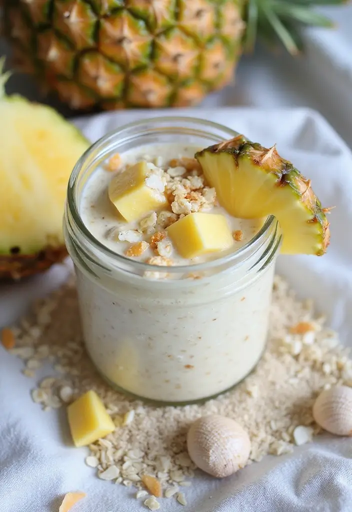 30 Easy and Healthy Breakfast Oat Recipes for Busy Mornings 34 30 Easy and Healthy Breakfast Oat Recipes for Busy Mornings - 6. Tropical Coconut Oats